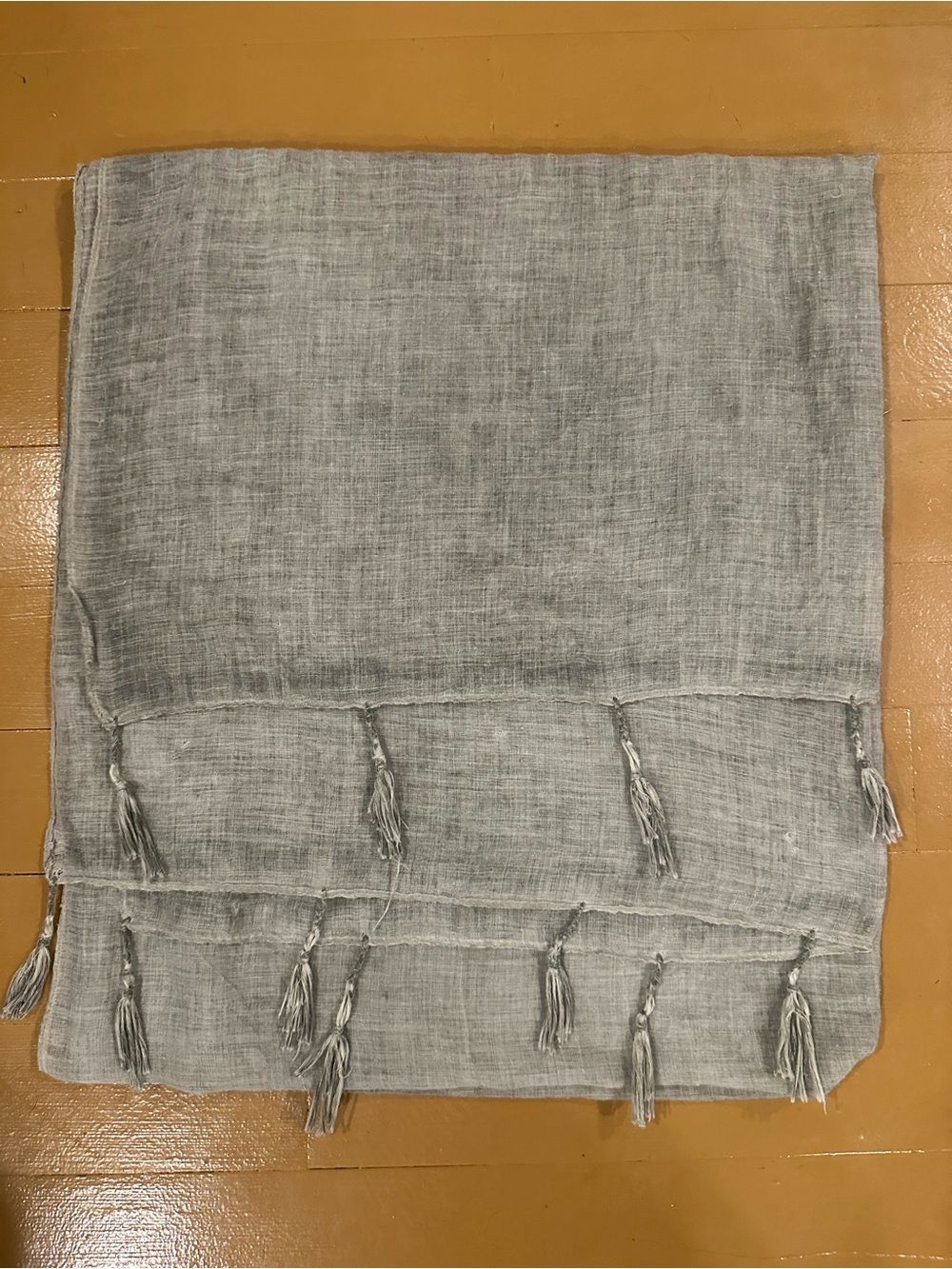 Light Gray/Green Scarf